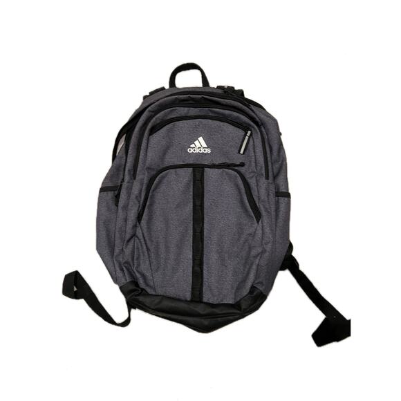 Adidas Prime 7 Gray Purple Black Backpack - Picture 1 of 6